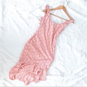 NWT - Forever21 High-Low Peach/Pink Dress